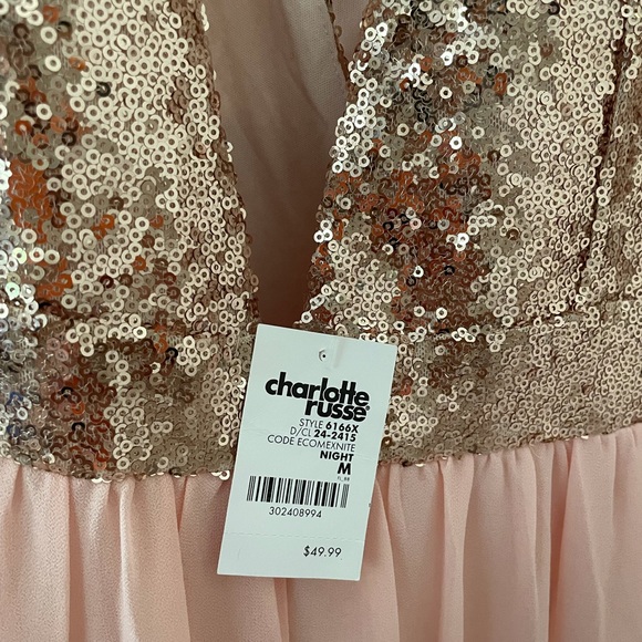 Rose Gold Night Dress - Picture 2 of 2